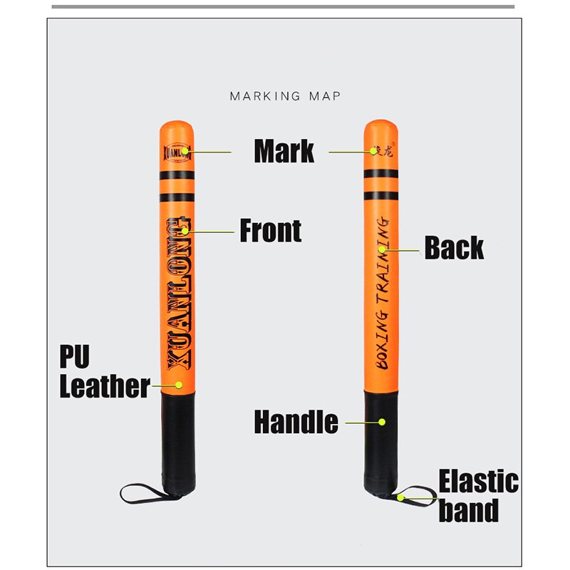 2 st 57cm boxning precisions träningspinnar stansning klubb mål handskar padder mål mma muay thailändska striderna träning verktyg