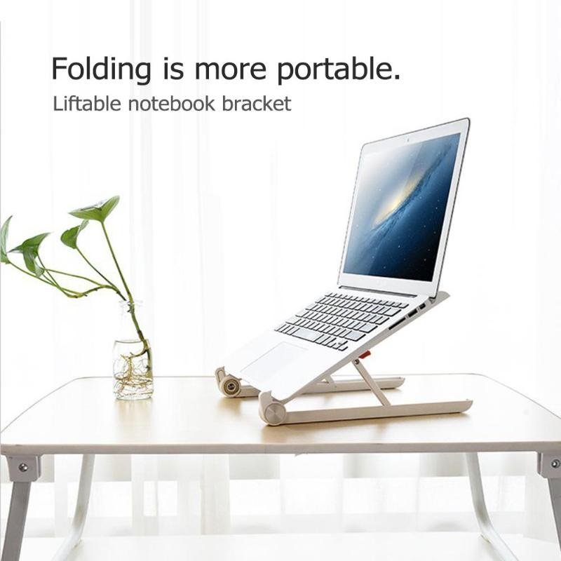 Adjustable Laptop Stand - Portable Notebook Holder for 11-15.6 Inch Laptops - Lightweight Angle Stand