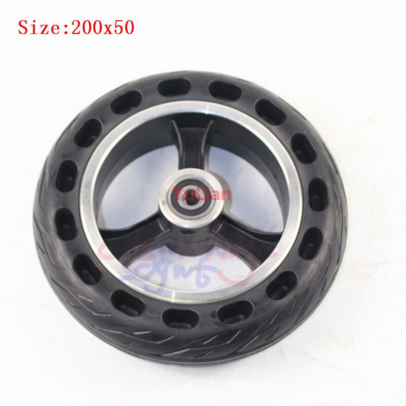 8 Inch Wheel Scooter Solid Tyres 200x50 Wheels Electric Wheel Hub Non-pneumatic Tires for Electric Scooter 200*50 Wheels