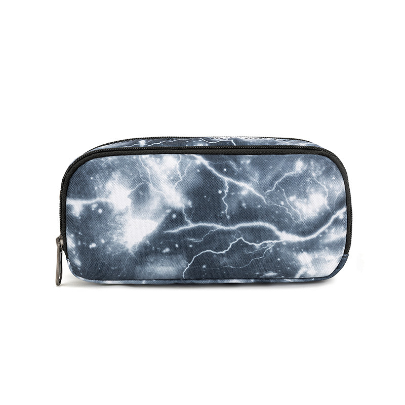 Large Capacity Pencil Case Back to School Supplies Pencil Pouch Aesthetic Pen Bag Office Stationery Organizer Multifunctional: Light Grey