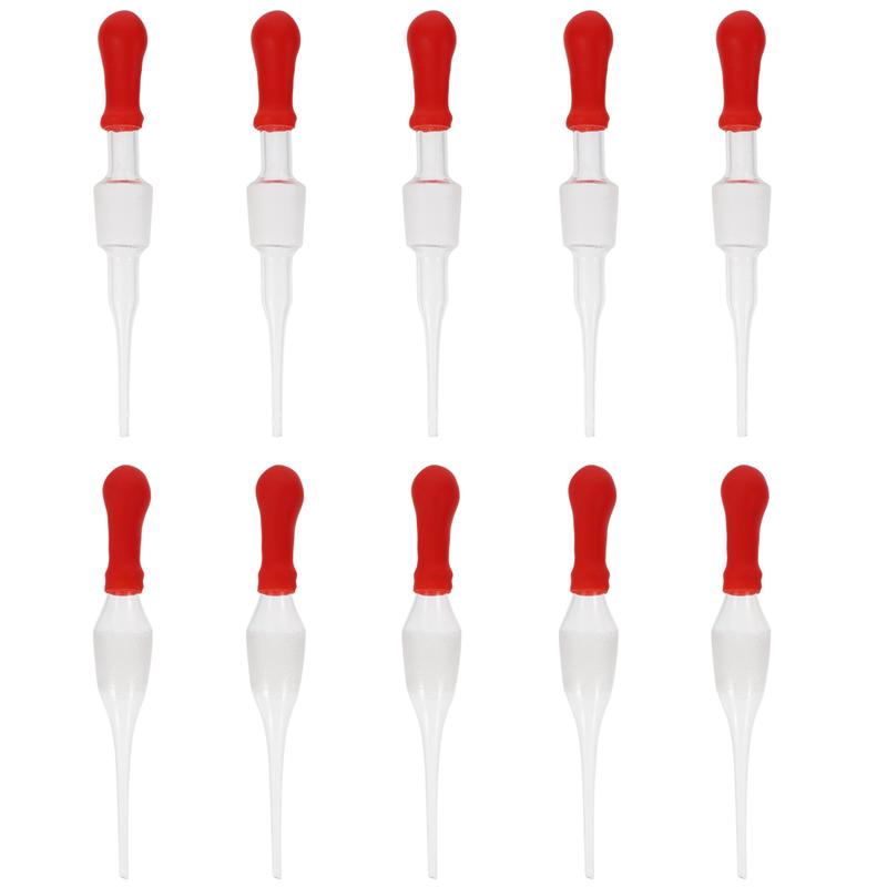 10pcs Glass Droppers Dropping Pipettes Laboratory Pipettes Liquid Pipettes