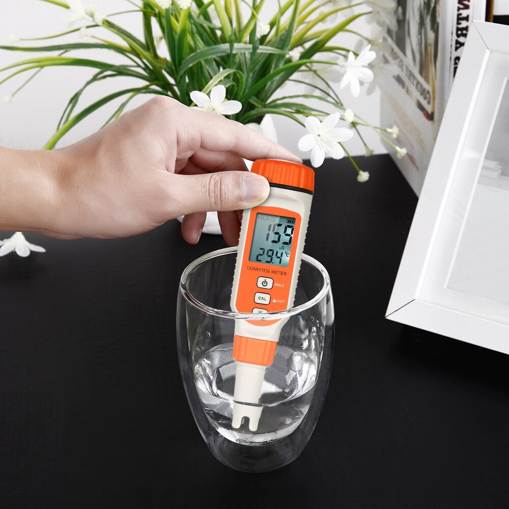 Water Tester Pen Type Conductivity Meter Analyzer Total Dissolved Solid Temperature Tester