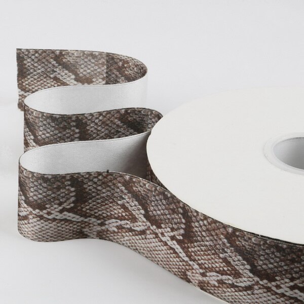 Snake Skin & Leopard pattern printed Poly Cotton ribbon for Party Home Wedding Decor Wrapping Garment Accessories