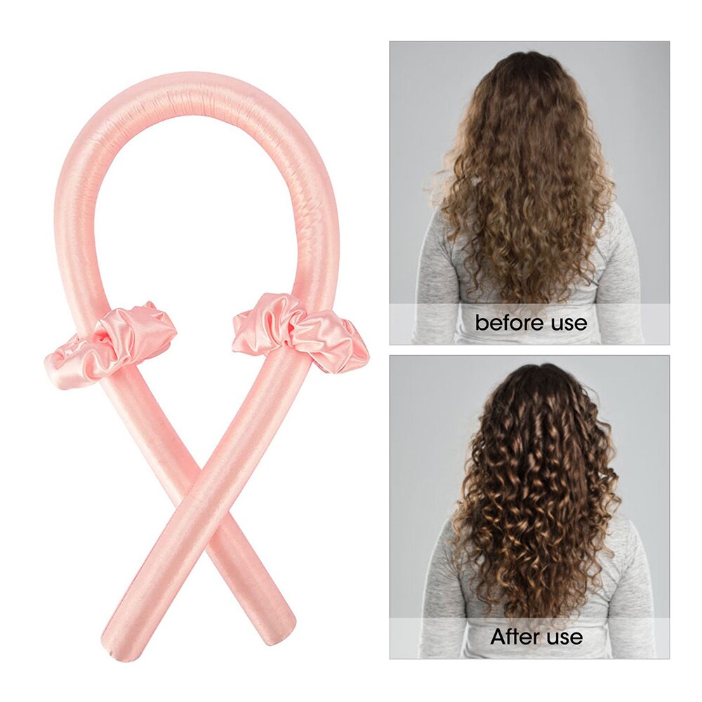 Heatless Curls Overnight Hair Rollers Soft Hair Curlers Sleeping Curling Rod Headband Ribbon Waves Hair Curler Without Heat