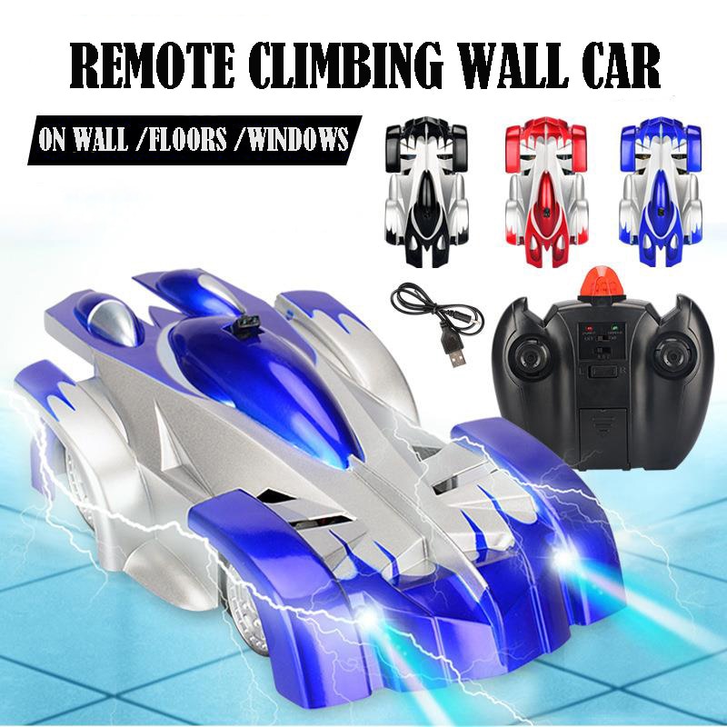 1PCs RC car Remote Control Climbing RC Car with LED Lights 360 Degree Rotating Stunt Toys Machine Wall RC CAR Boy Christmas