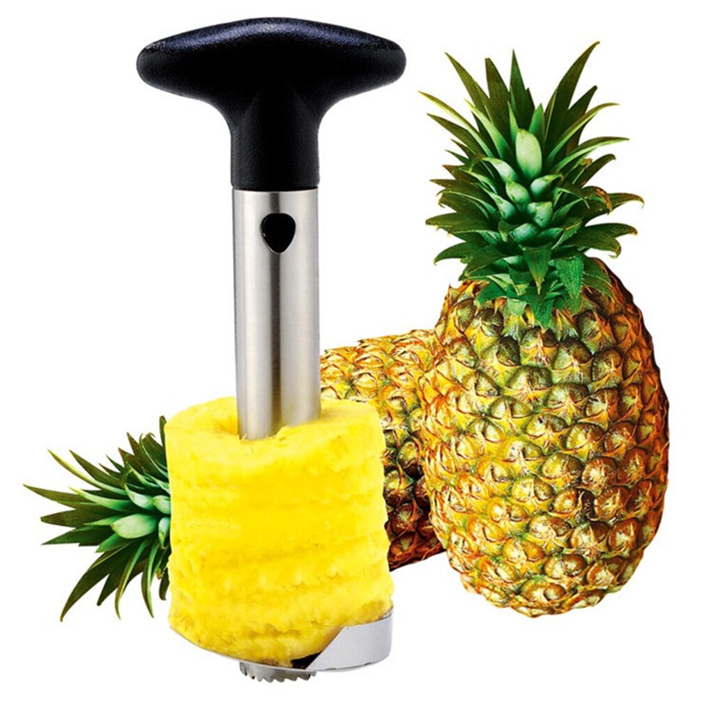 Edelstahl Ananas Schäler Cutter Für Küche Messer Spirale Ananas Schneiden Maschine Für Küche Spielereien Zubehör
