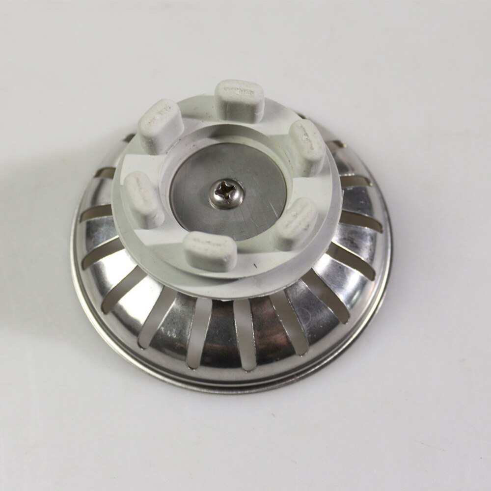 Gootsteen Zeef Roestvrijstalen Keuken Vuilophaal Zeef Sink Afvoer Catcher (Zilver): Default Title