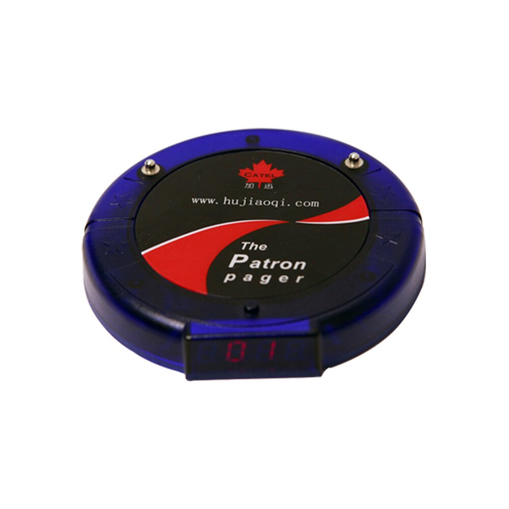 JINGLE BELLS 433.92mhz 1 pager restaurant church paging system pager queueing system table calling system guest number call