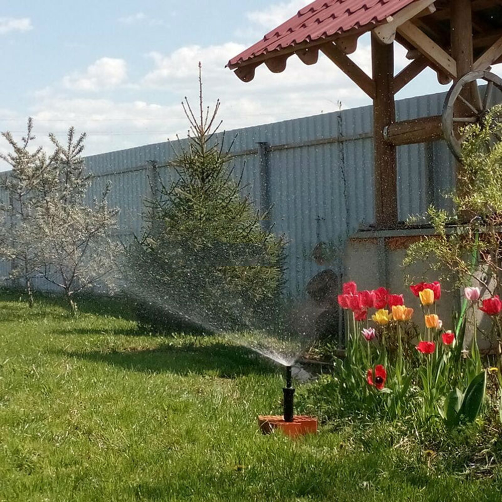 Nedgravd teleskopsprinkler 1/2i automatisk løftende nedgravd sprinkler rustfri popup nedgravd sprinkler til hage gårdsplass plen