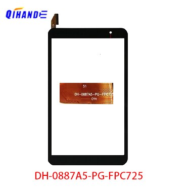 Teclast-pantalla táctil de 8 pulgadas para Tablet, cristal capacitivo con Sensor táctil, para Teclast P80, TLC005 /P80h, D8C6, D9C3, CH1173-FPC, V1.0, DH-0887A5-PG-FPC725