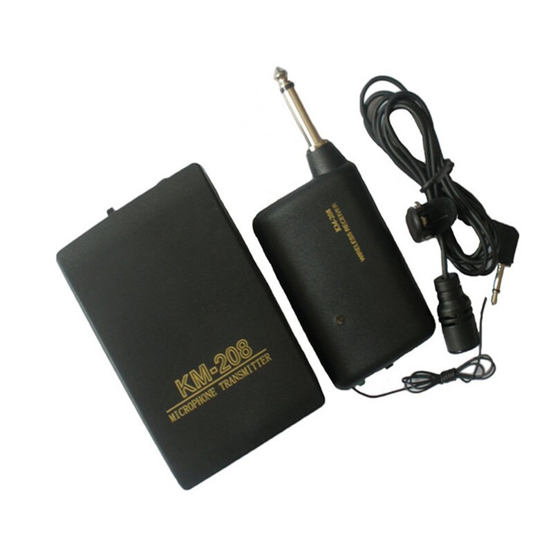Mini Draadloze Fm-zender Ontvanger Revers Clip Mic Systeem Clip-Op 3.5 Mm Stereo Microfoons Gdeals