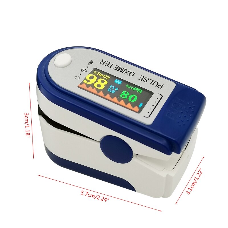 Pulse Oximeter Finger Portable Fingertip Pulsoximeter Spo2 Pulsoximeter OLED Display Digital Saturimetro Pulse Oximeter 19QB