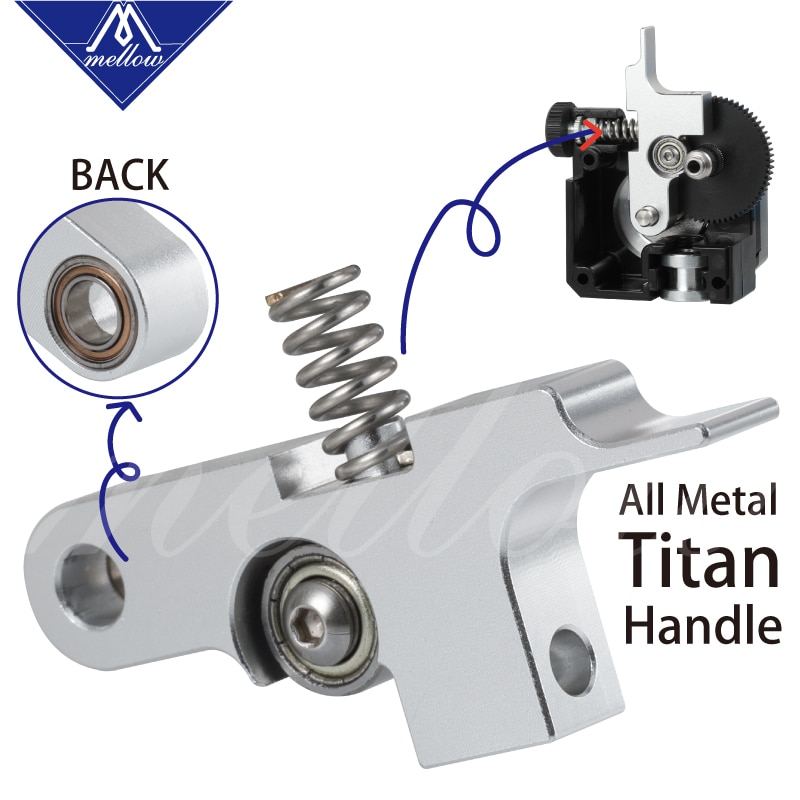 Mellow 1.75mm sidewinder x1 SW-X1 prata titan aero extrusora braço para todo o metal titan aero extrusora prusa i3 mk2 mk3