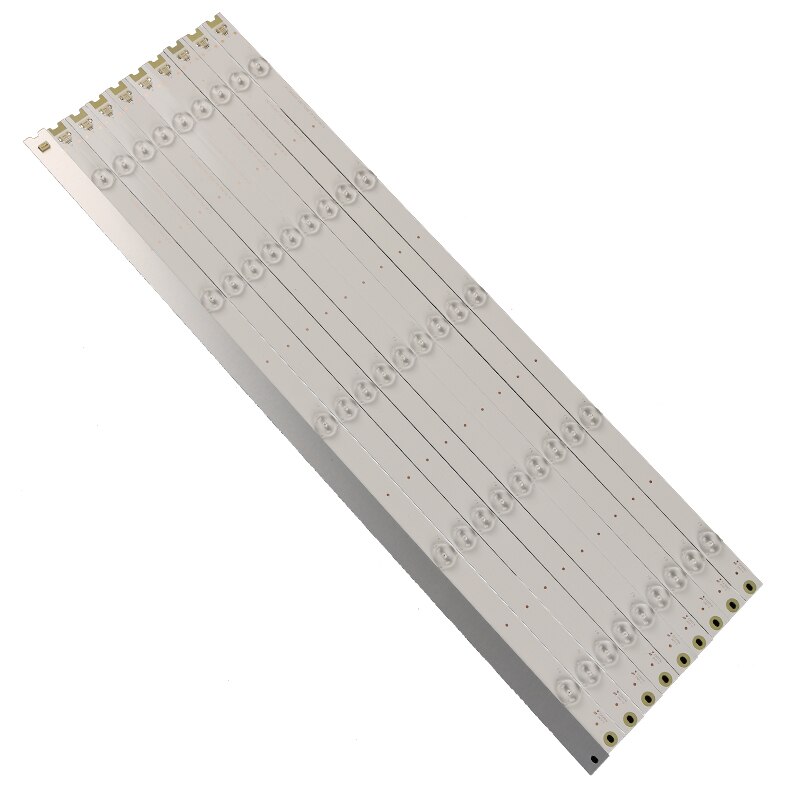 10Pcs LED Backlight strip 5 lamps For T C L L55E5800A-UD D55A561U B55A658U 55E5800 B55A858U bar light 4C-LB5505-HR3 55HR330M05A1