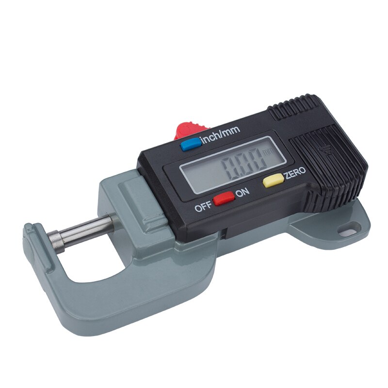 Precise Digital Thickness Gauge Meter Tester Micrometer 0-12.7MM 0.01MM digital thickness gauge thickness gauge: Blue