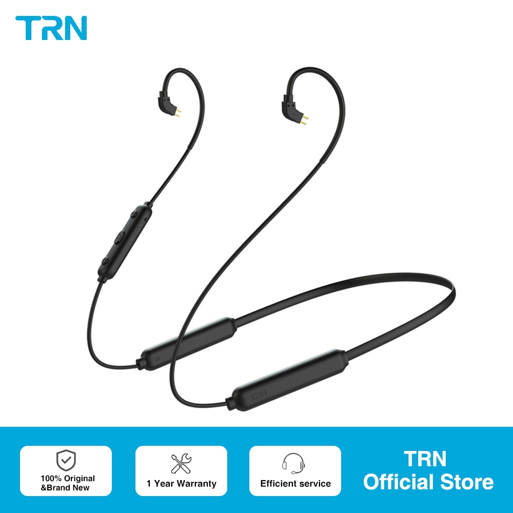 Trn BT3S Draadloze Bluetooth-Compatibel 5.0 Aptx Kabel 0.75 0.78Mm Mmcx Hoofdtelefoon Bluetooth Kabel Voor Trn ST1 MT1 BA15/Kz Vx Pro