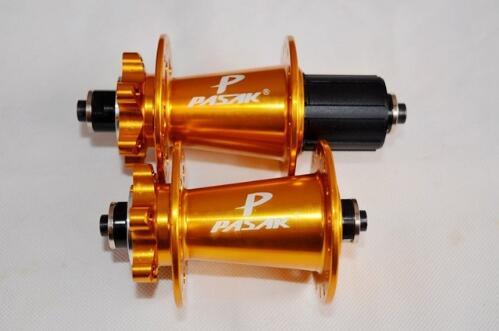 Originele remschijf MTB mountainbike hub PASAK fiets hubs 32 Gaten 32 h rood zwart blauw goud: Gold