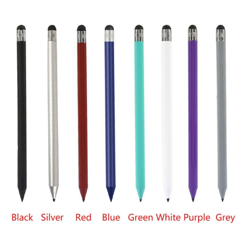 Retro Round Thin Tip Touch Screen Pen Capacitive Stylus Pen Replacement For iPad iPhone Mobile Phones Tablet Accessories