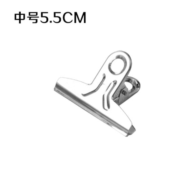 2 Stk/partij Rvs Map Ijzeren Klem Paperclip Zwaluwstaart Clips Kantoorbenodigdheden Hebben Kleine En Grote Maat: 2