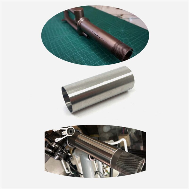 Folding bicycle titanium head tube aging broken burst repair titanium alloy bushing for brompton titanium protective sleeve