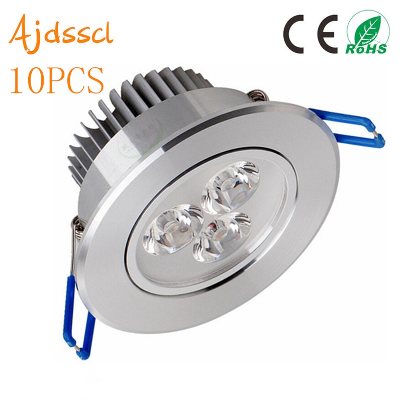 10 stuks/partij led downlight inbouw sopt 6w 9w 12w 15w 21w led plafond downlight dimbaar led downlight led spot licht