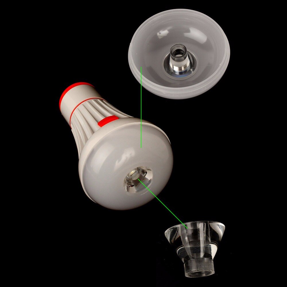 Bærbar led pære lanterne 4 moduser 6 led camping telt lys fakkel lommelykt hengende led lampe drevet av aaa 18650 batteri