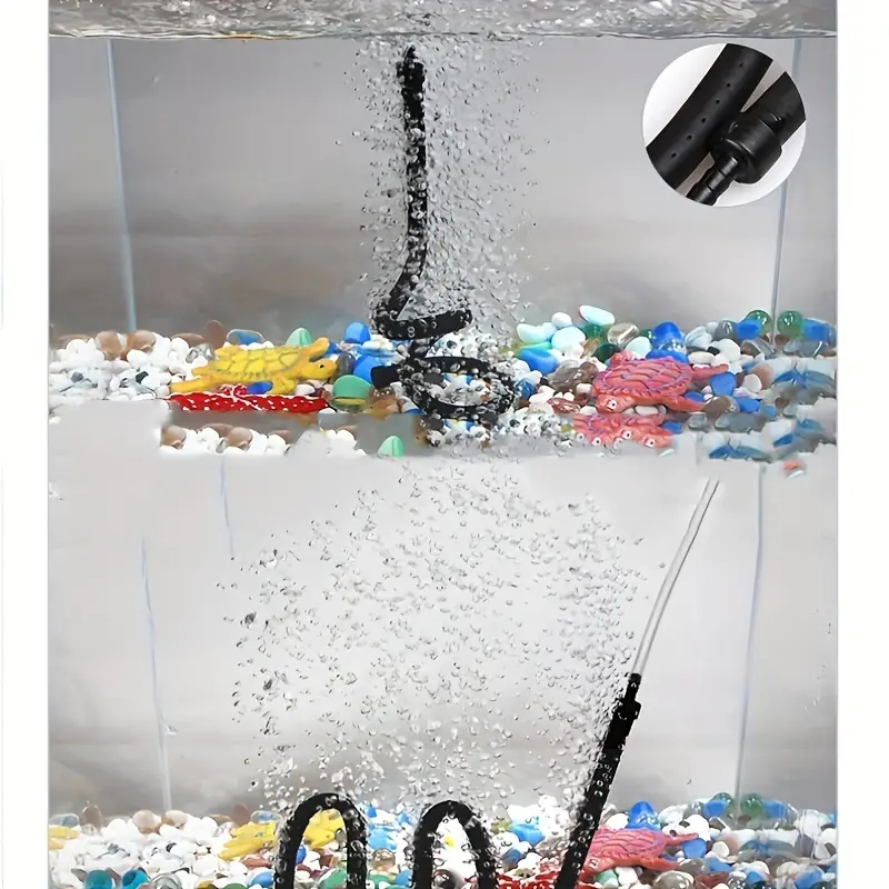 Aquarium Bubble Wand Lucht Gordijn Bubble Muur Luchtbel Bar Flexibele Buigbare Lucht Bubble Rubber Buis Voor Aquarium