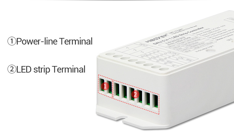 MiBOXER DALI 5 IN 1 LED streifen Controller DL5 15A einzigen farbe/CCT/RGB/RGBW/RGB + CCT led streifen dimmer, DC12V-24V