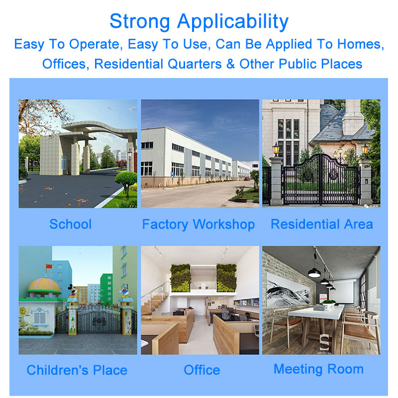 Access Control RFID Lock System Keypad Doorbell Digital Panel Card Reader For Door Access Control System Security Door RFID Lock