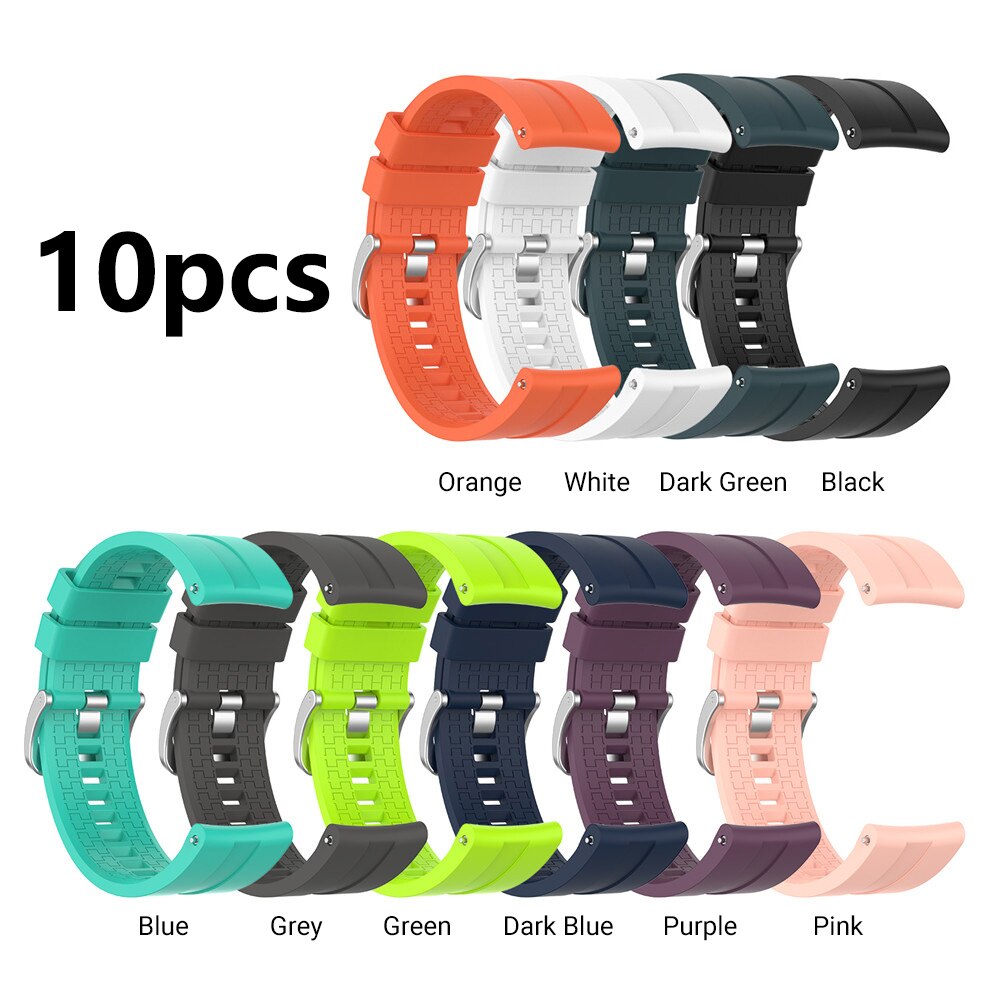 SENBONO P8 Smart Watch Women Men IP67 Waterproof Sport Watch Heart Rate Blood Pressure Monitor Fitness Watch for IOS Android: 10pcs strap