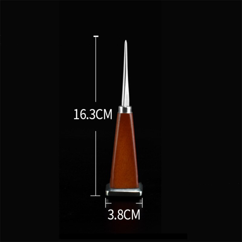 Japanese Ice Hammer Stainless Steel Three Pronged Ice Chipper With Wood Handle Ice Crushers for Cocktail Bartender Bar Tools: B