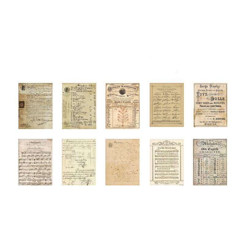 30pcs Ticket Stamp Series Color Handbook Sticker Retro Letterhead Travel Notebook Sticker cute Stationery: 6