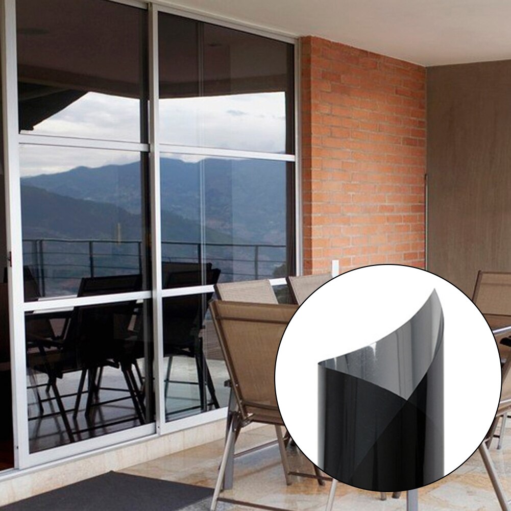 Heat Control Static Cling Anti UV Window Film Bedroom Removable Sunscreen Glass Kitchen Office Privacy Protection Non