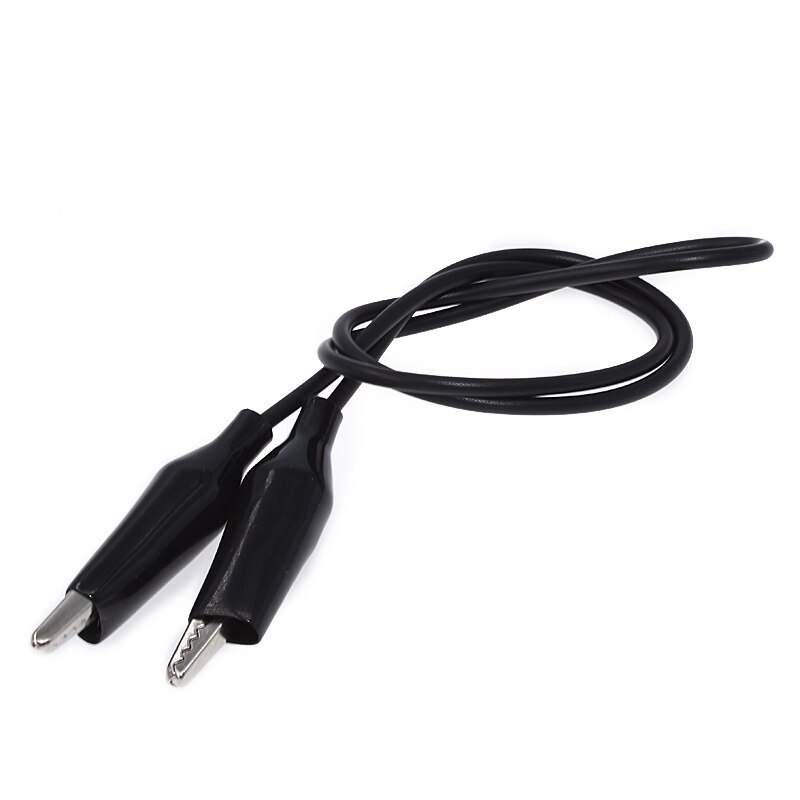 Alligator clip cord medium power test lead red and black double-ended alligator clip length 50cm