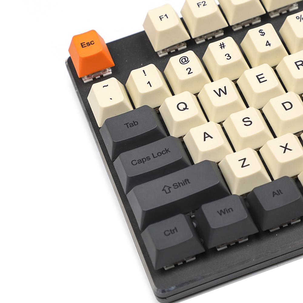 Cherry Profile Dye Sub Carbon PBT Full Keyset For MX Mechanical Keyboard Filco Ducky 104 TKL KBD75 Kira96 YMD96 GK64 Tada68 SP84
