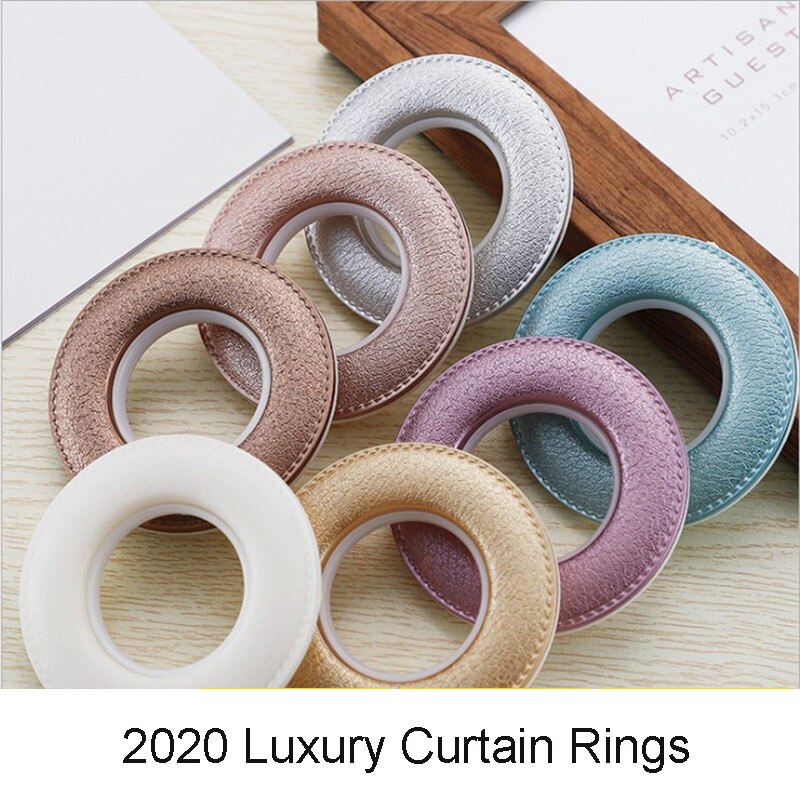 Curtain Rings Luxury Curtain Eyelets Buckles Oversize Curtains Curtain Cirle Silent Rings Rod Grommet ABS Accessories Roman