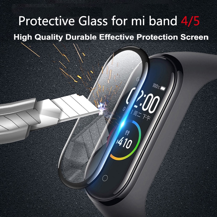 Screen Protectors Voor Xiaomi Mi Band 4 Anti-Vingerafdruk Beschermende Films Voor Miband 5 Armband Miband 4