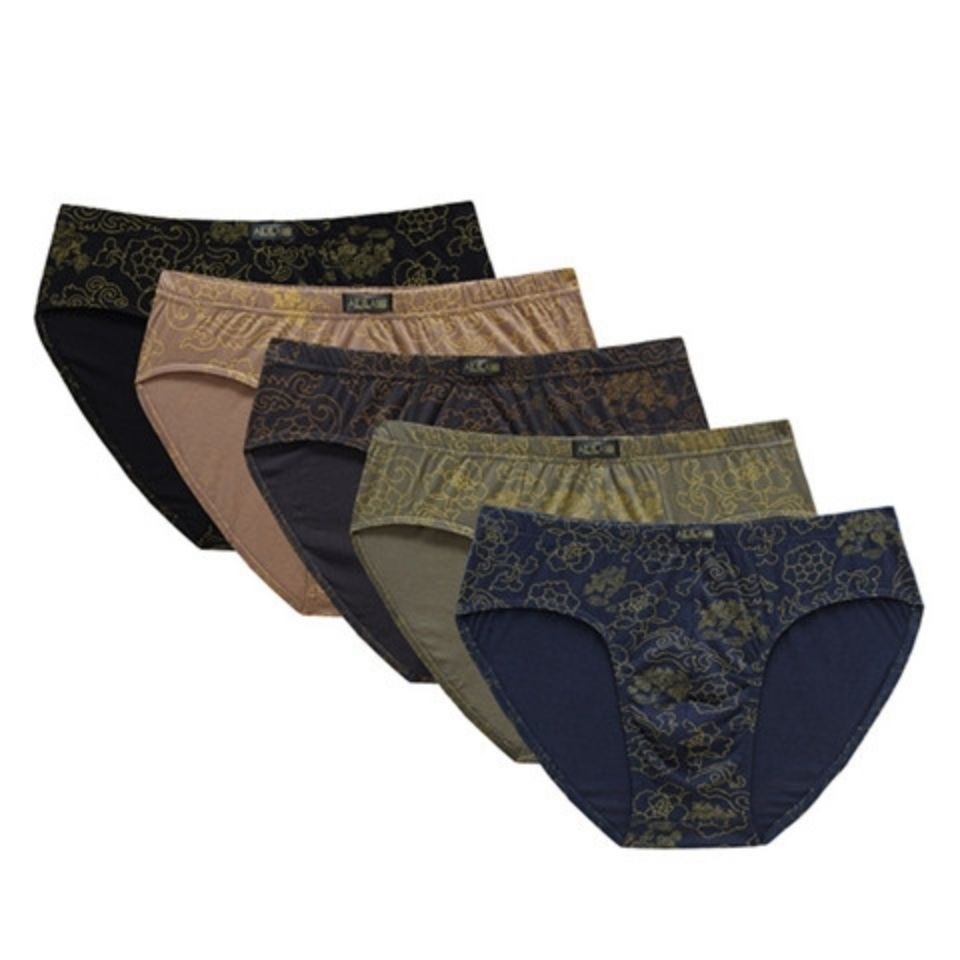 6pcs/lot Underpants Panties Male Male Underwear Men Briefs Comfortable Men Printing Underwear Briefs Cotton