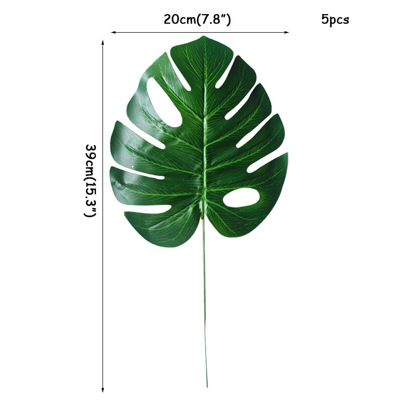 Vand græs eukalyptus plast kunstige planter palmeblad grøn plast blomst plante bryllup hjem pary dekoration bord dekorationer: L