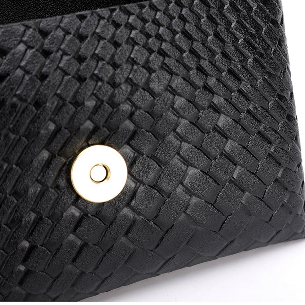 Frauen Outdoor Taille Tasche Weben Haspe Neutral Telefon Fanny Pack Solide Umhängetasche Brust Gürtel Tasche Für Frauen j72