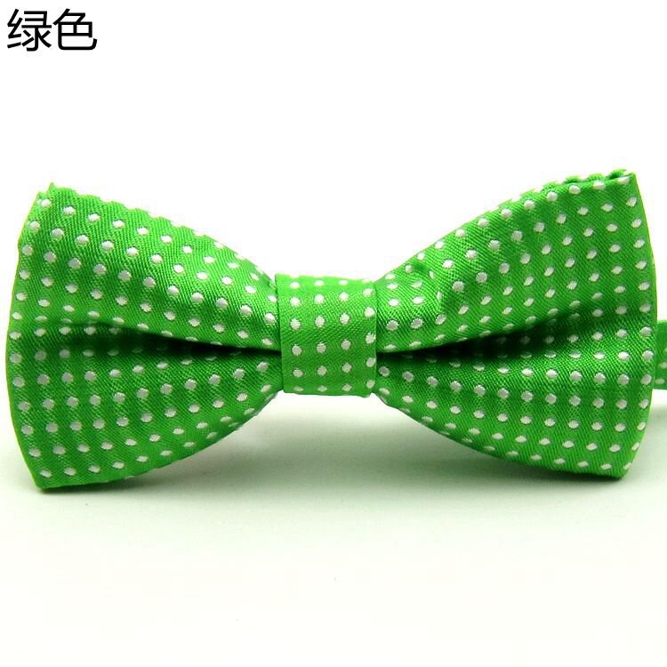 Children Formal Polyester Jacquard Bow Tie Kids Classic Dot Bowties Colorful Butterfly Wedding Party Bowtie Tuxedo Ties: 1