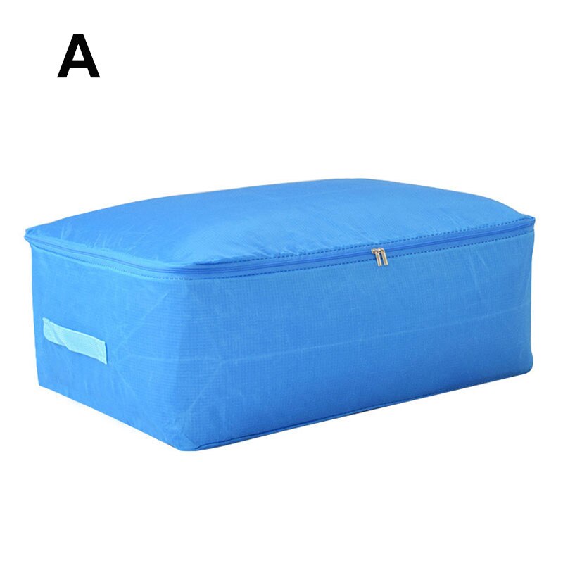 Foldable Oxford Cloth Storage Bag Clothing Bedding Blanket Quilt Closet Organizer Box Cabinet Wardrobe Container With Handles: A