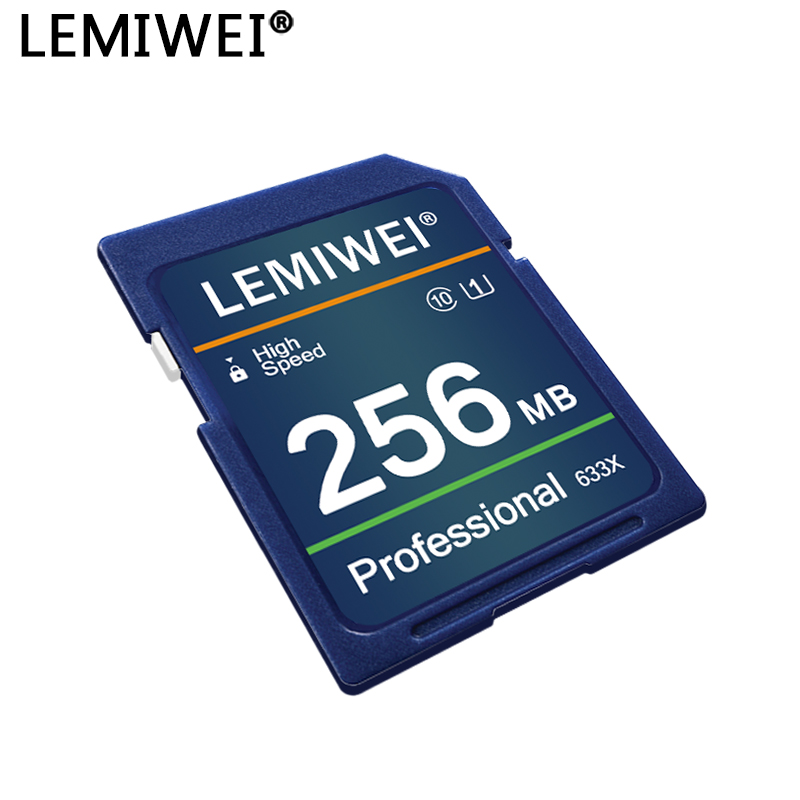Camera Memory SD Card 256MB 512MB 1GB 2GB Class 10 High Speed UHS-I 633x Storage Card U1 Lemiwei Memory Card