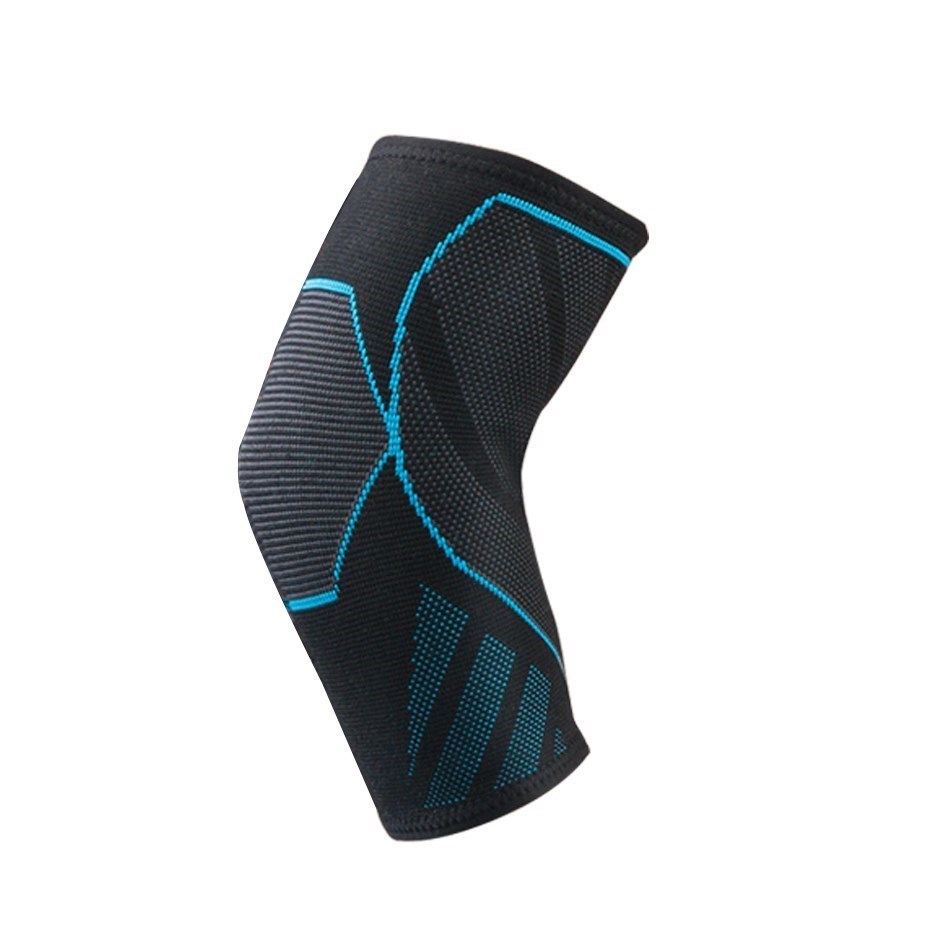 Wosweir 1 pc Kompression Ellenbogen Stütz polster elastische Klammer für Männer Frauen Basketball Volleyball Fitness Schutz Arm Ärmel: M / Marine Blau
