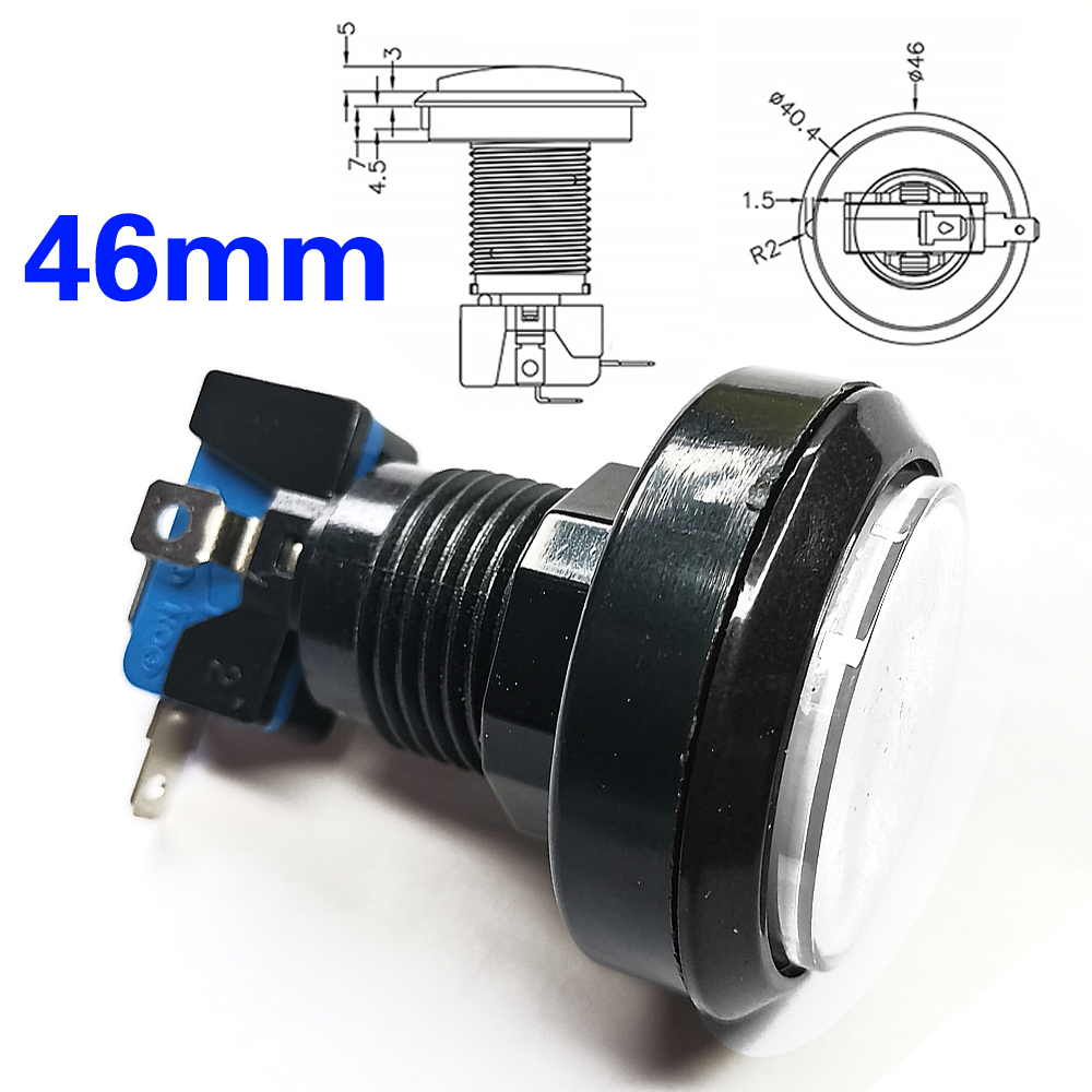 Arcade Game Drukknop 12V Led Lamp Vierkante Ronde Rechthoekige Driehoek Met 24mm Schroef Voor Flipperkast onderdelen Swing Machine DIY: green