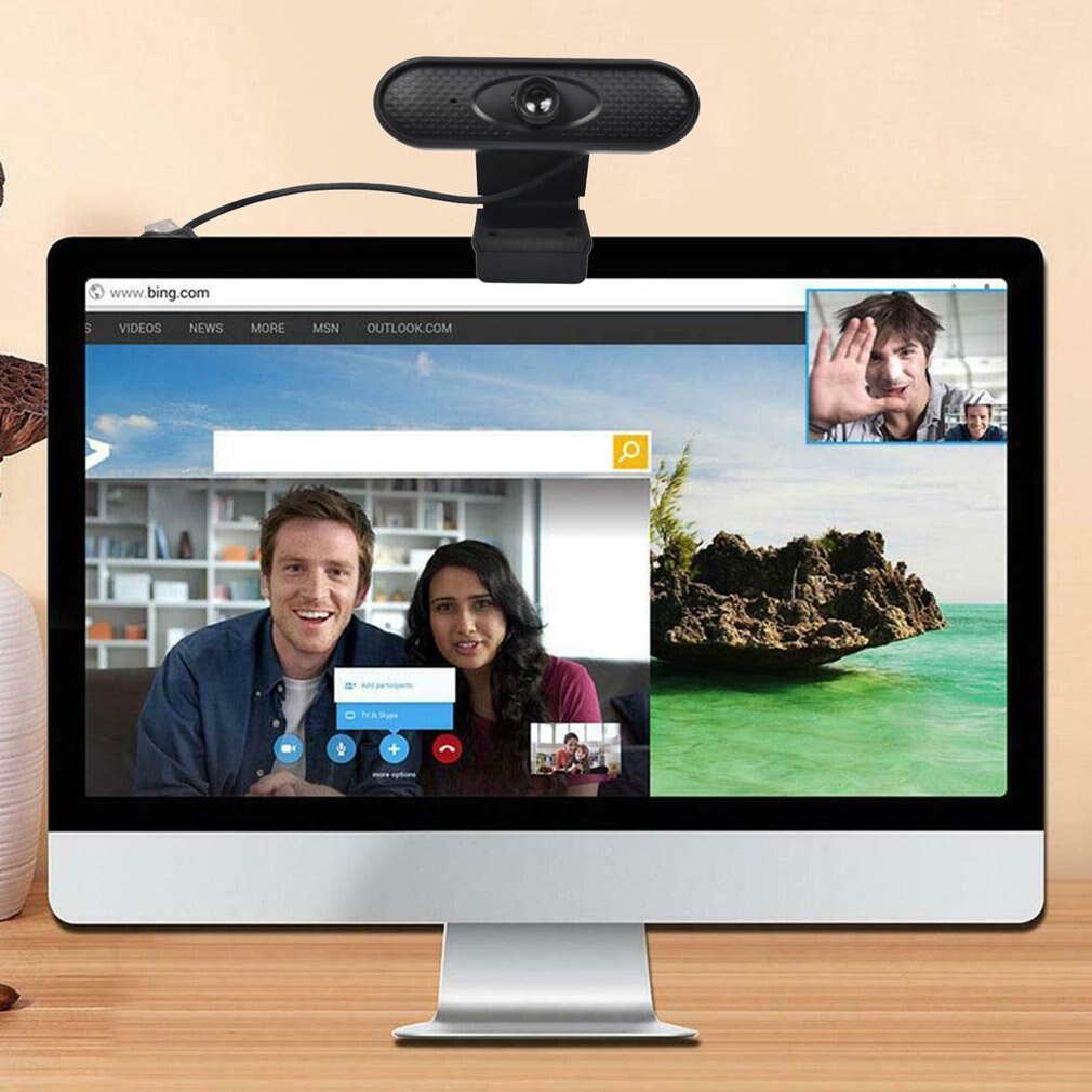 USB HD 1080P Webcam for Computer Laptop Auto Focus High-end Video Call Webcams Camera With Noise Reduction Microphone