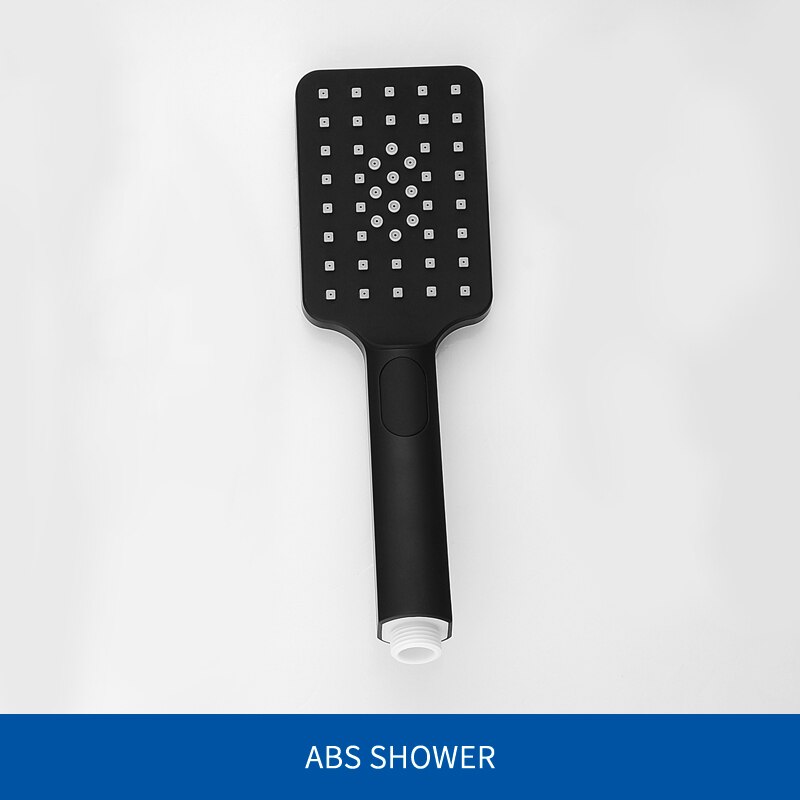 Zwart Douche Sliding Bar Wall Mounted Douche Bar Verstelbare Sliding Rail Set 3 Functie Douche Minimalistische Stijl: Shower Only