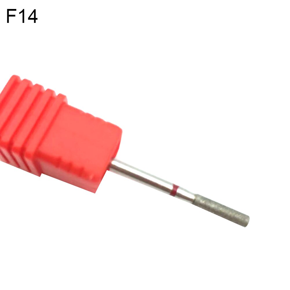 Tungsten Steel Nail Drill Bit Gel Polish Removal Milling Pedicure Manicure Tool Nail Drill Bit For Electric Manicure Drills: F14