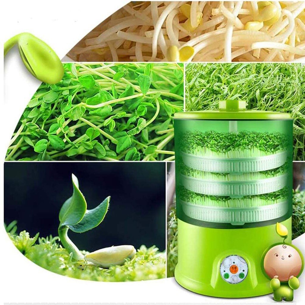 Intelligent Sprouts Machine Automatic Growing Sprout Machine Green Seeds Growing Food Processing Household