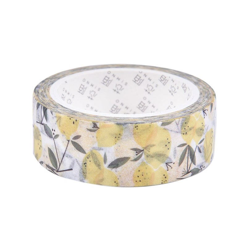 1Pcs 1.5cm * 7m Cute Fruit Masking Tape DIY Decorative Tape Deco Maskingpaper Tapes: F